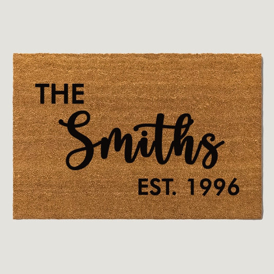 Family Name Doormats - The Smith