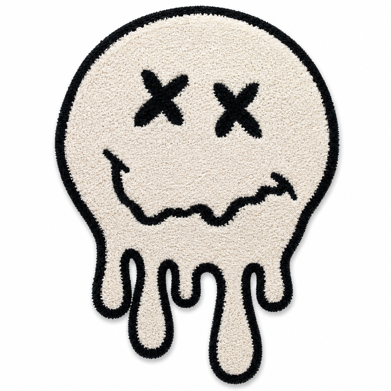 Melting Smiley Tufted Rug