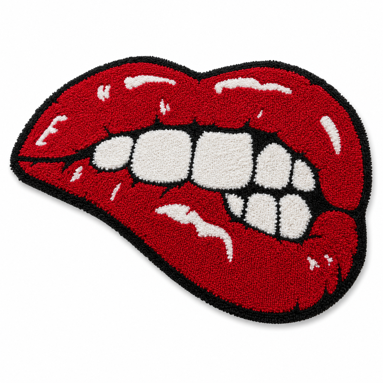 Sexy Lips Tufted Rug