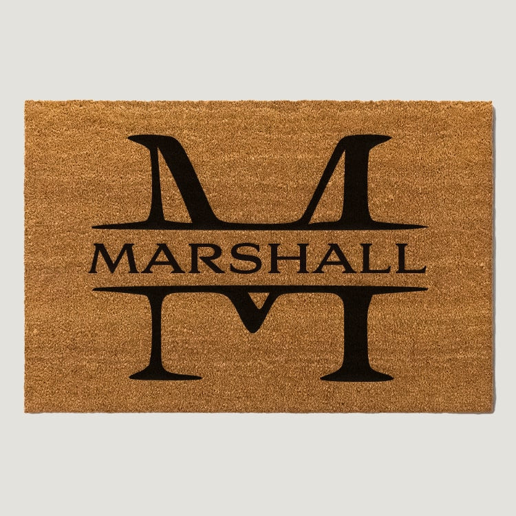 Family Name Doormats - The Initial II