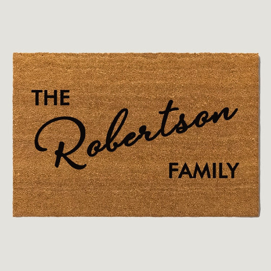 Family Name Doormats - The Robertson