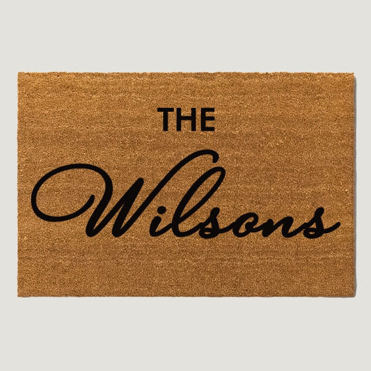 Family Name Doormats - The Wilson II