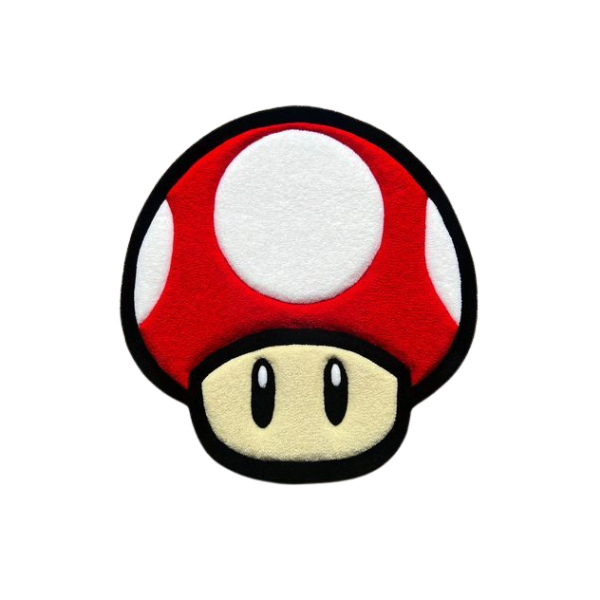Cartoon Mushroom Tufted Rug