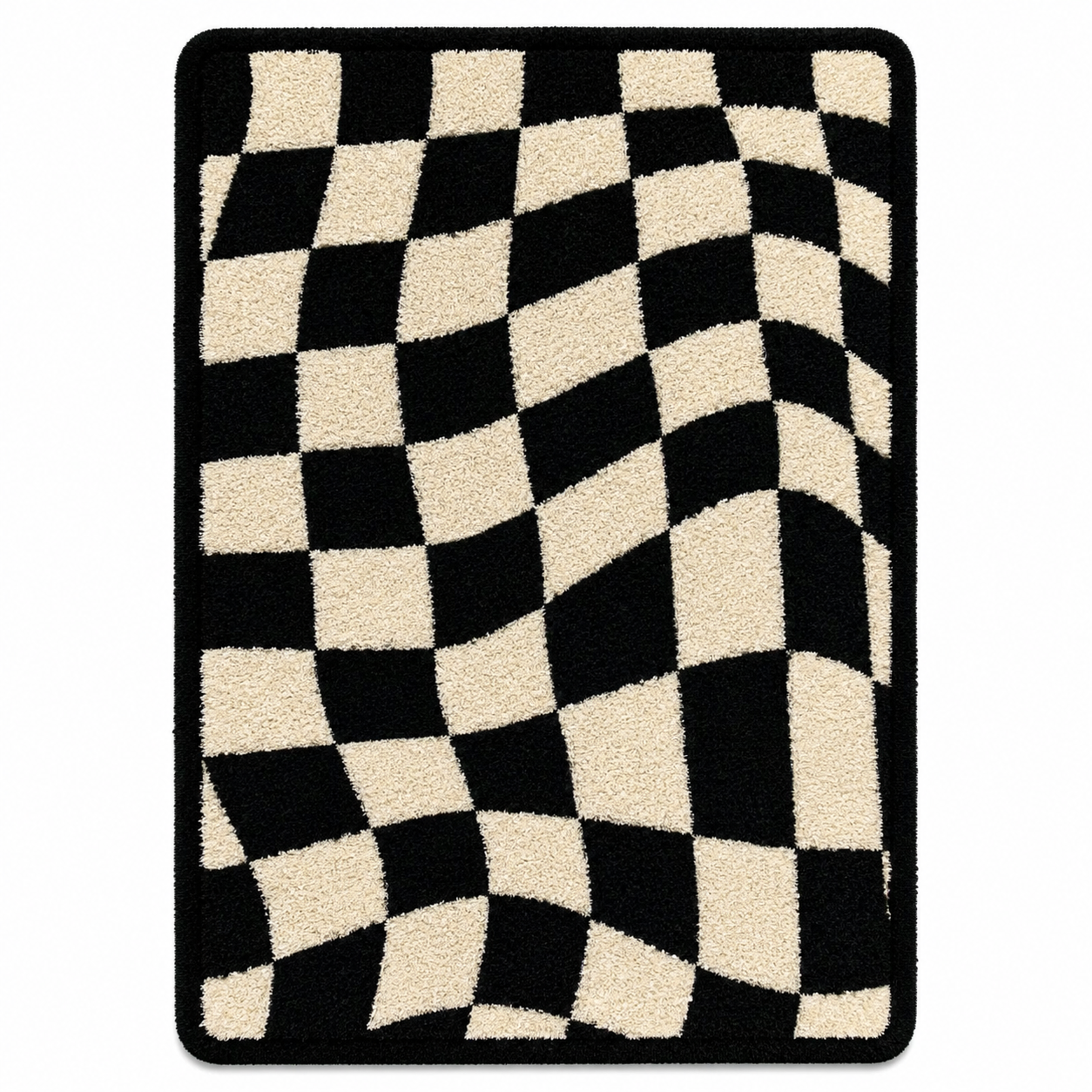 Checkered Tufted Rug