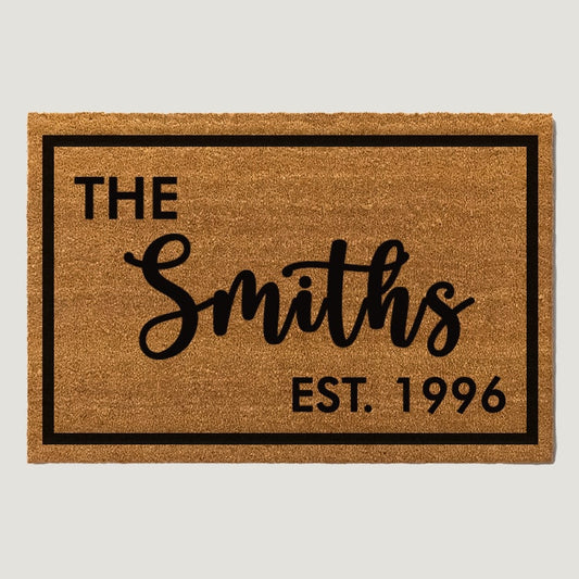 Family Name Doormats - The Smith