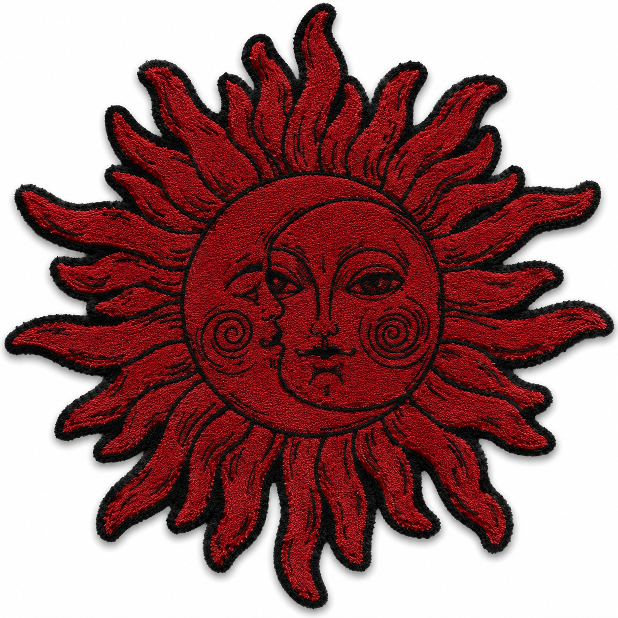 Fire Eye Tufted Rug