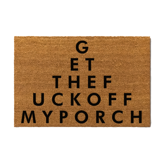 Get Off My Porch Doormat