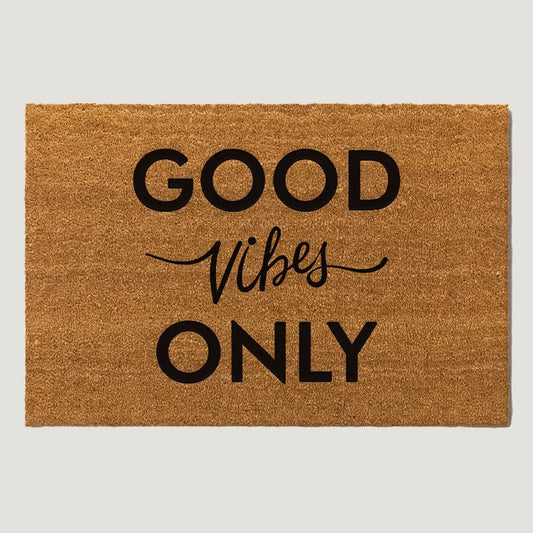 Good Vibes Only Doormat