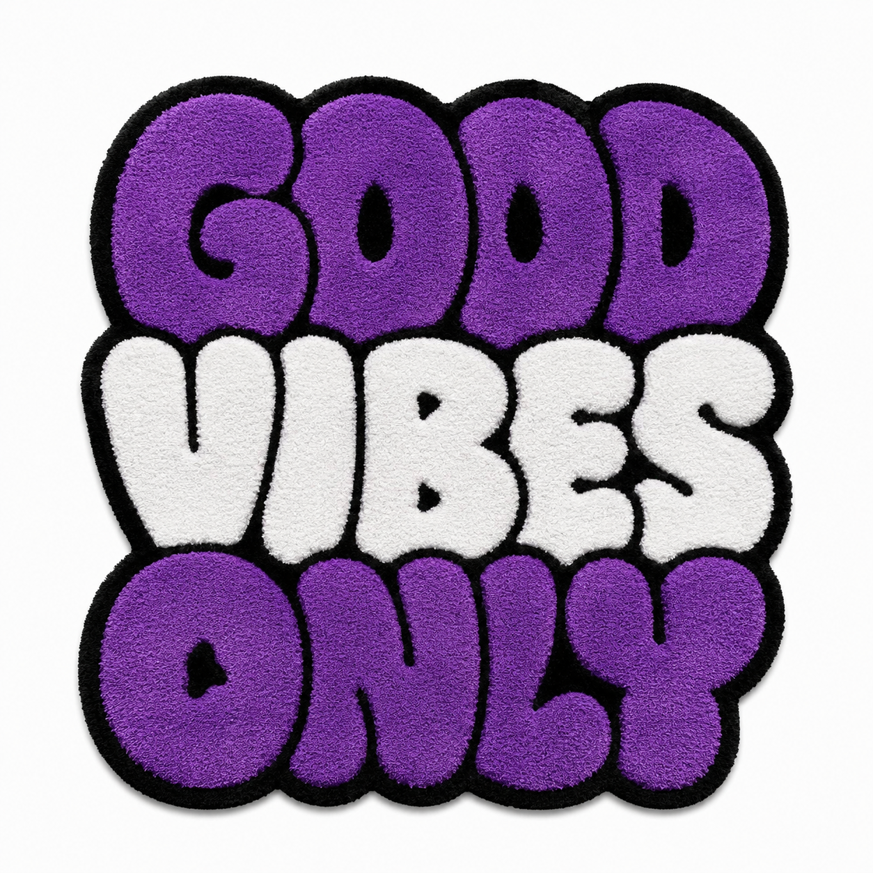 Good Vibes Only Tufted Rug