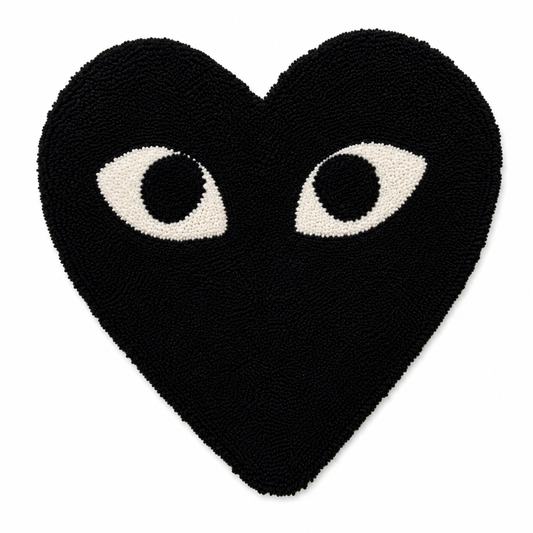 Heart Eyes Tufted Rug