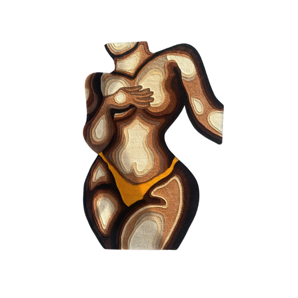 Body Pose Tufted Rug