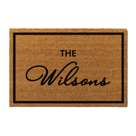 Family Name Doormats - The Wilson II