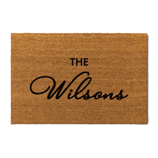 Family Name Doormats - The Wilson II