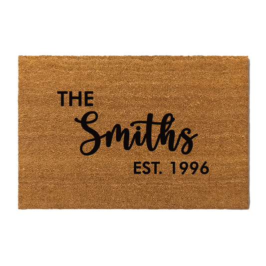 Family Name Doormats - The Smith