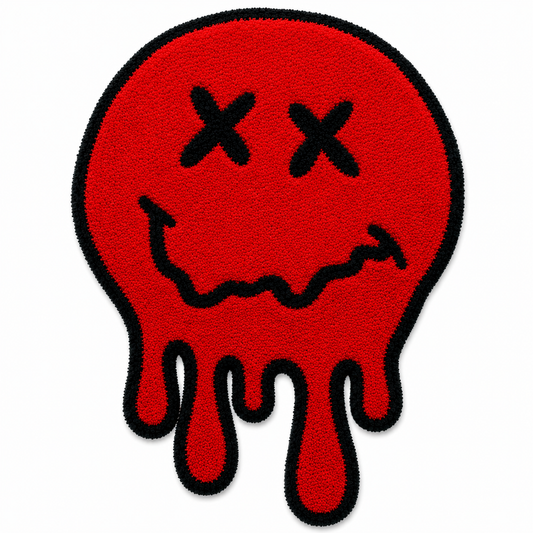 Melting Smiley Tufted Rug