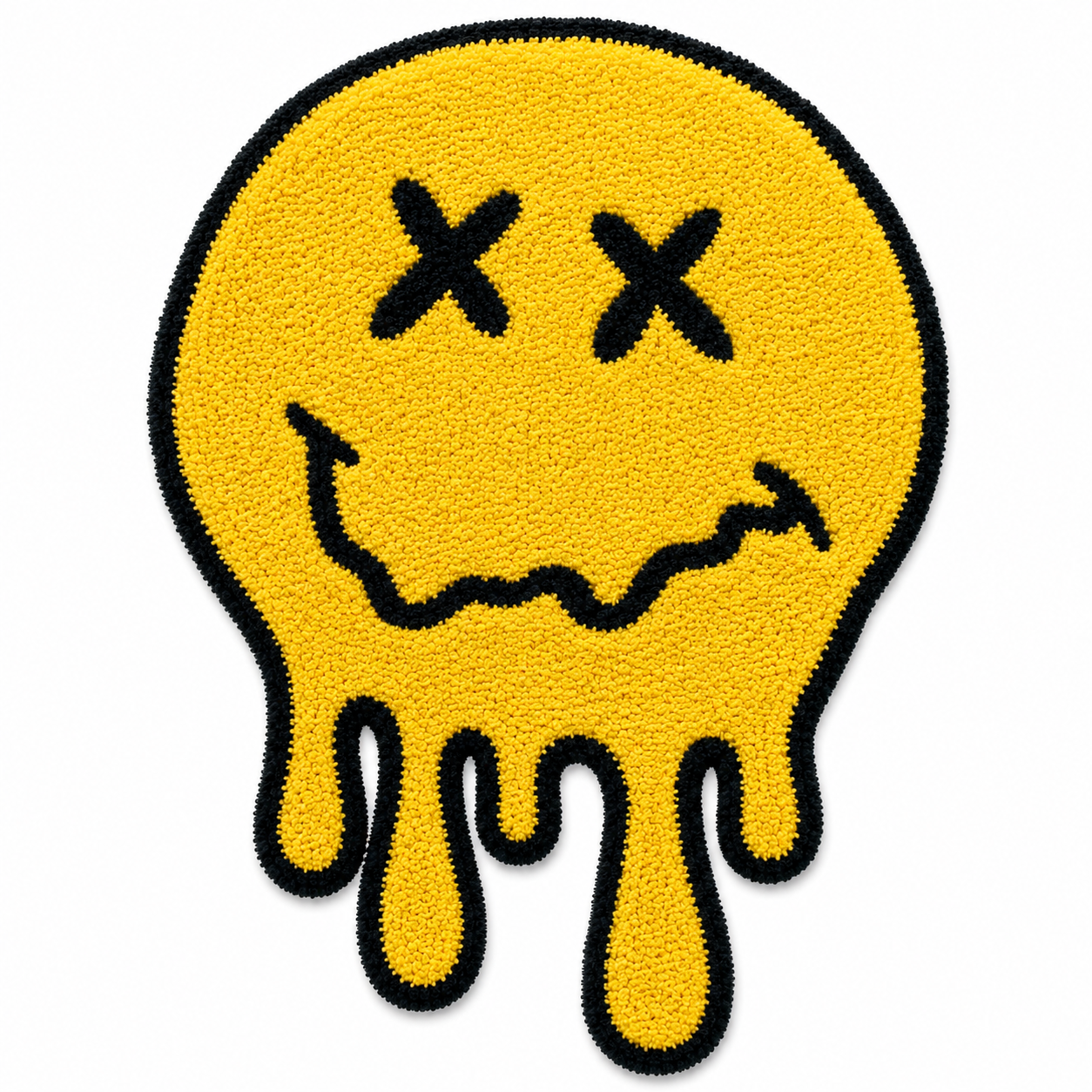 Melting Smiley Tufted Rug