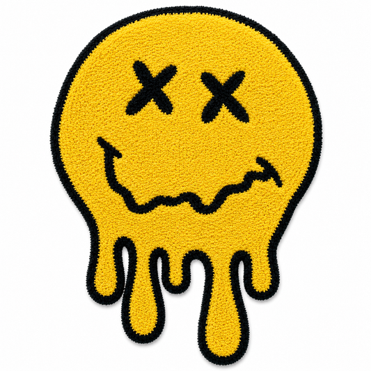 Melting Smiley Tufted Rug