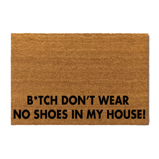 No Shoes Doormat