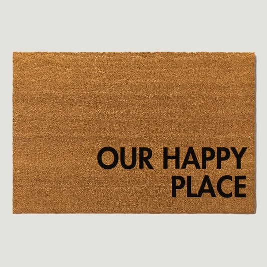 Our Happy Place Doormat