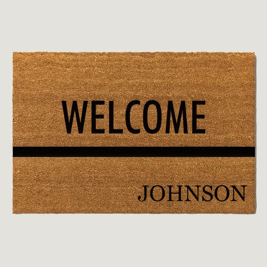 Family Name Doormats - A Family Welcome III