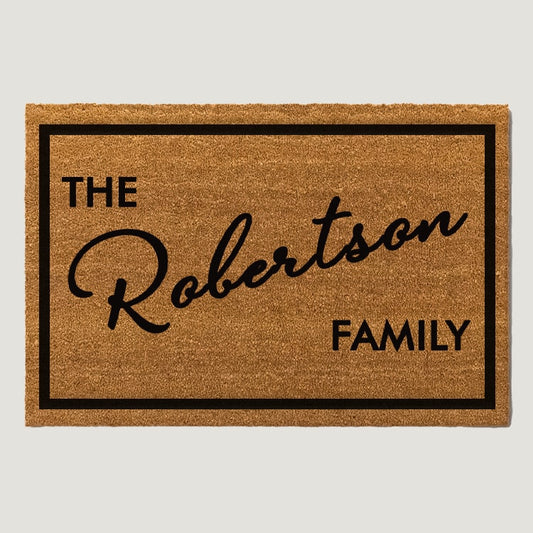 Family Name Doormats - The Robertson