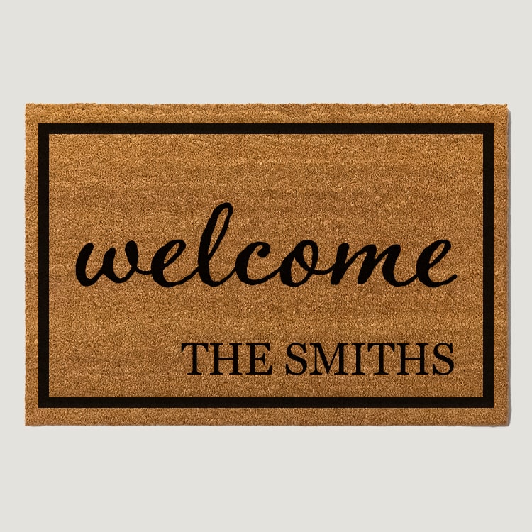 Family Name Doormats - A Family Welcome II