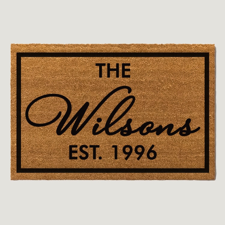 Family Name Doormats - The Wilson
