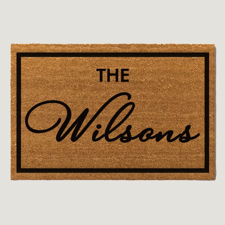 Family Name Doormats - The Wilson II