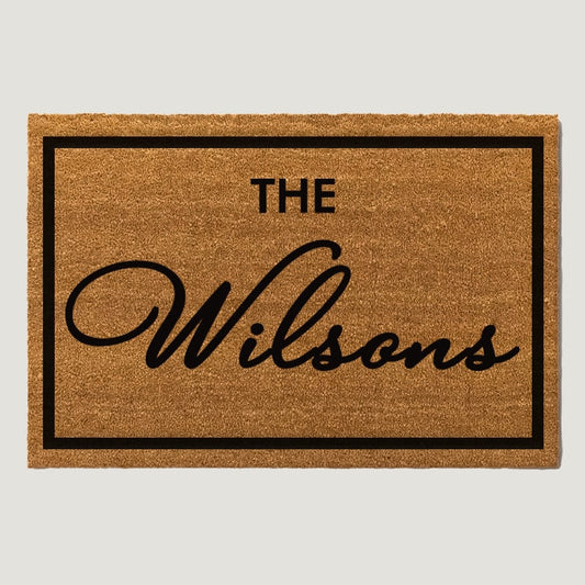 Family Name Doormats - The Wilson II