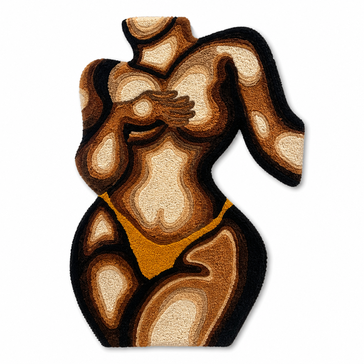 Body Pose Tufted Rug